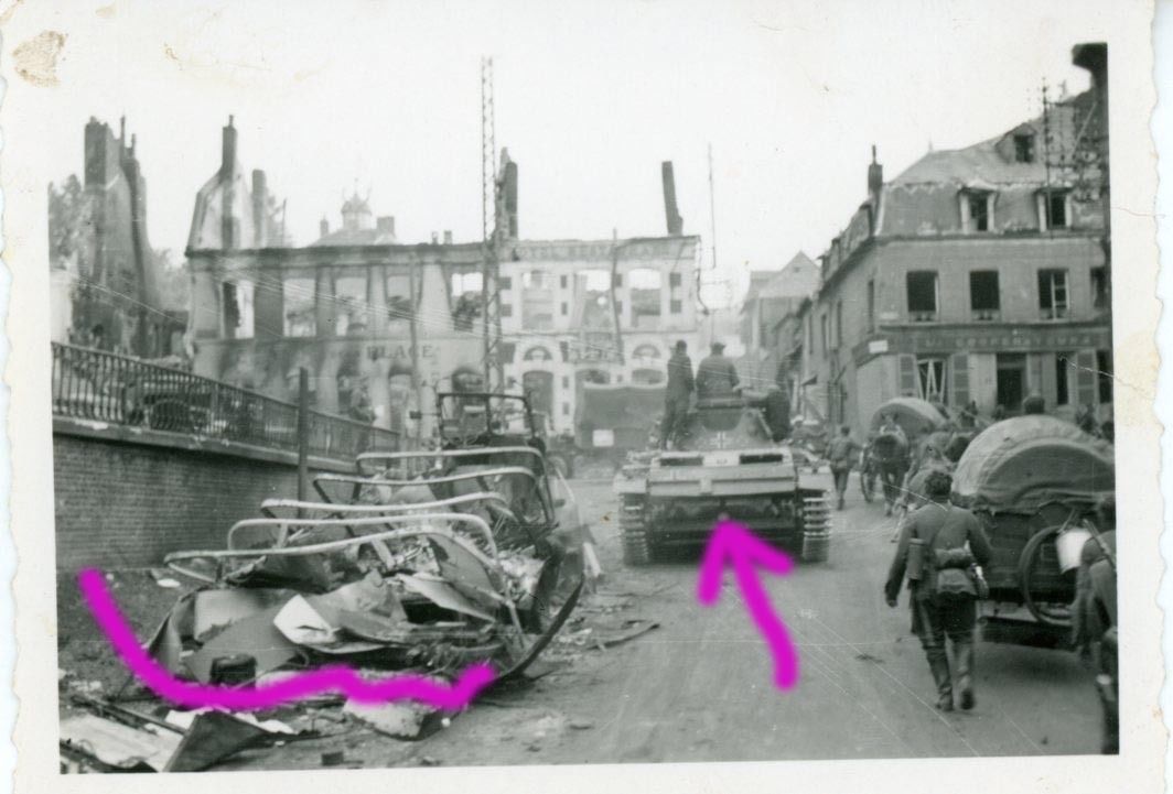 Kämpfe zerstörung belgien Panzer Tank Frankreich