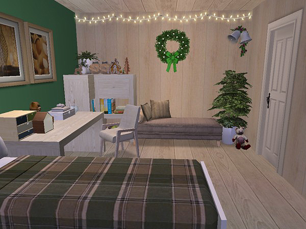 Hellohello: Domy - Stránka 4 Christmas-Chalet-interior-74