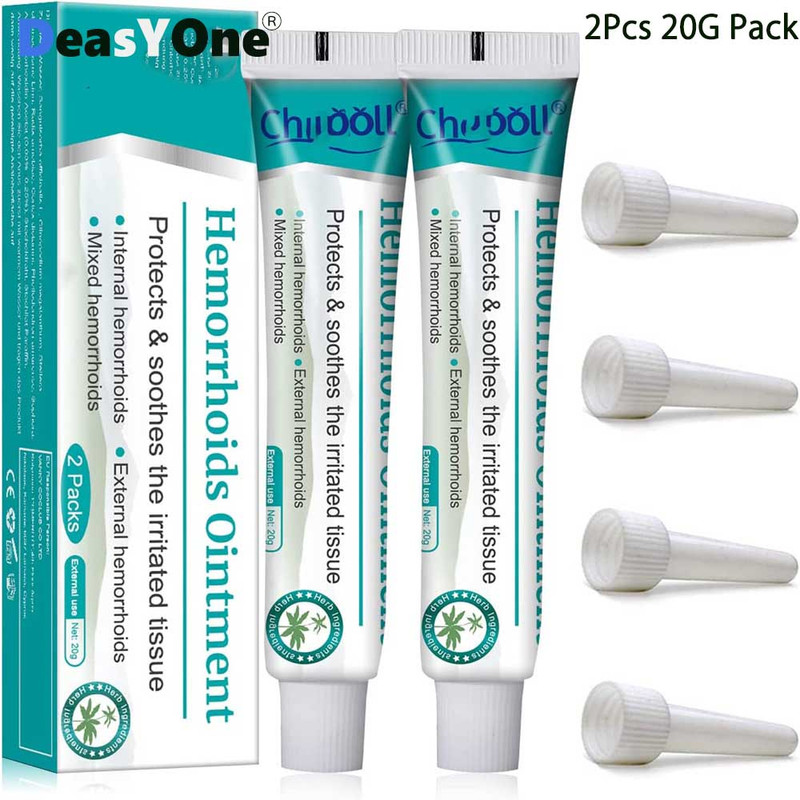 Herbal Hemorrhoids Ointment Cream Internal Piles External Anal Fissure  Treatment | eBay