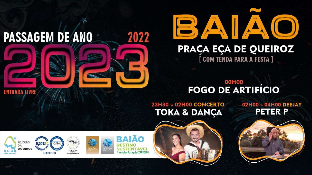 Toupeiras - Passagem de Ano 2023 - Baião