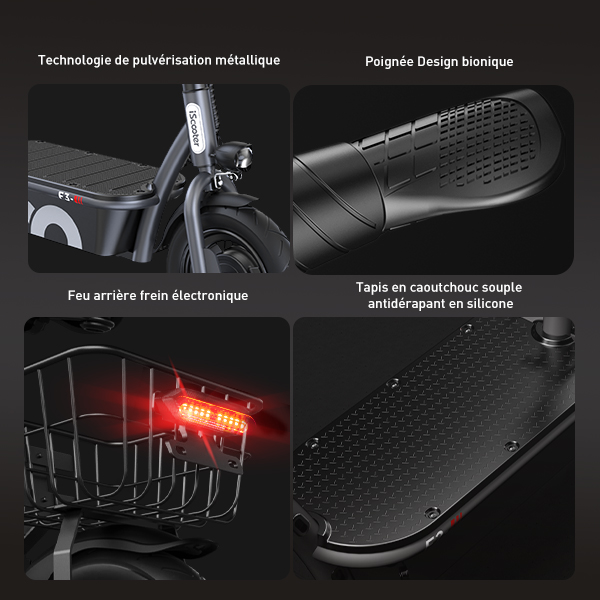 Skateboard Électrique Adulte - Télécommande, 20 Km/h, Autonomie 10 Km, Moteur 350W, Tout-terrain