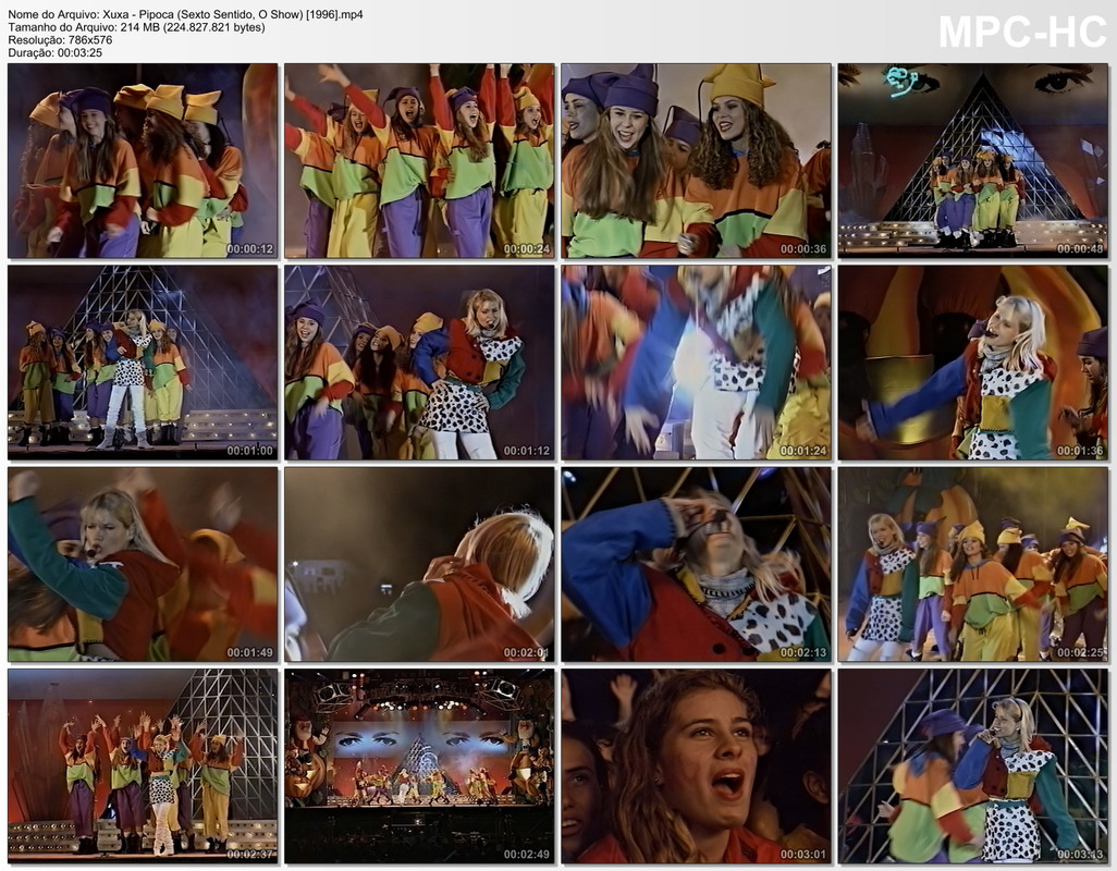 Xuxa - Pipoca (Sexto Sentido, O Show) [1996]
