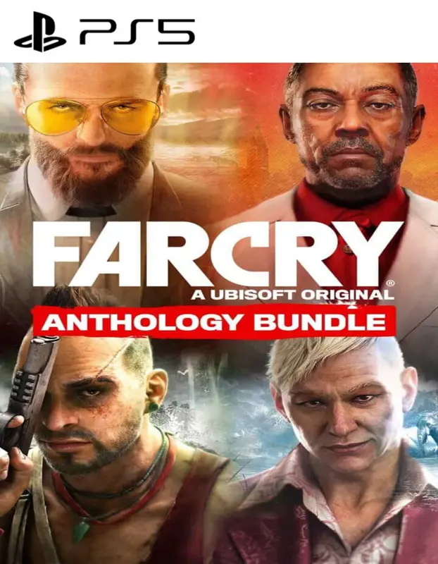 FAR CRY ANTHOLOGY BUNDLE (FAR CRY 3 MAS FAR CRY 4 MAS FAR CRY 5 MAS FAR CRY 6) PS5