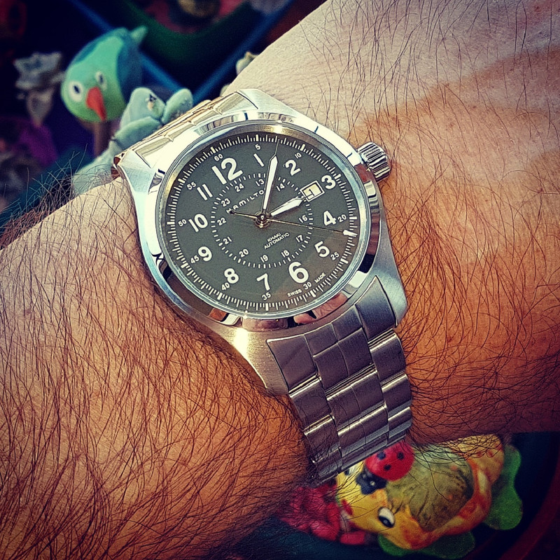 Hamilton Khaki Field Auto 42mm 100M Green Dial Cal. H10 Ref. H70605163