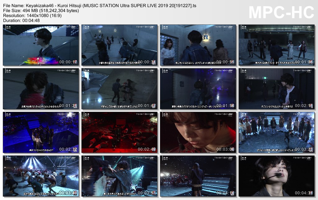 Keyakizaka46 - Kuroi Hitsuji (MUSIC STATION Ultra SUPER LIVE 201