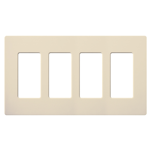 Lutron SC-4 Placa Mural 4 Espacios para Atenuadores y Controles
