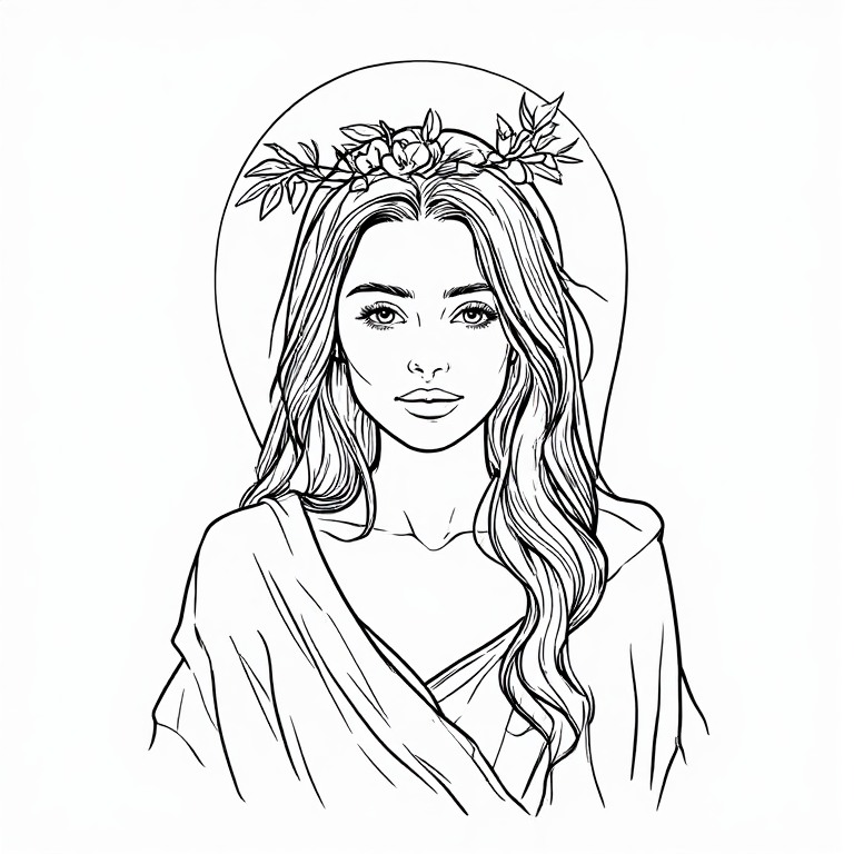 Madonna-l-Line-drawing-natural-(24)