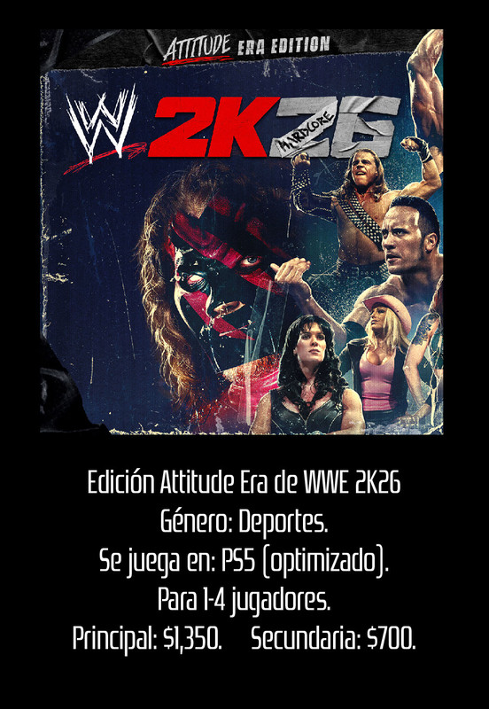 Edición Attitude Era de WWE 2K26