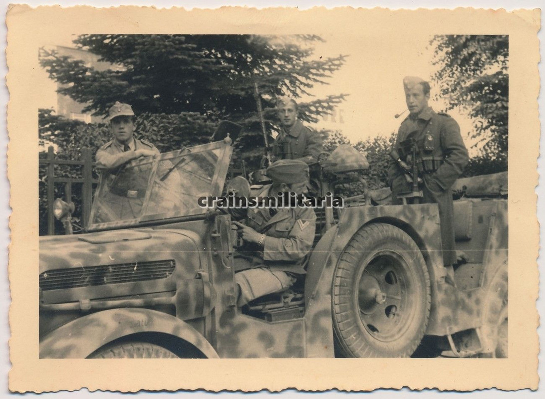 Orig. Foto Steyr 1500 Mannschaftswagen Kübelwage