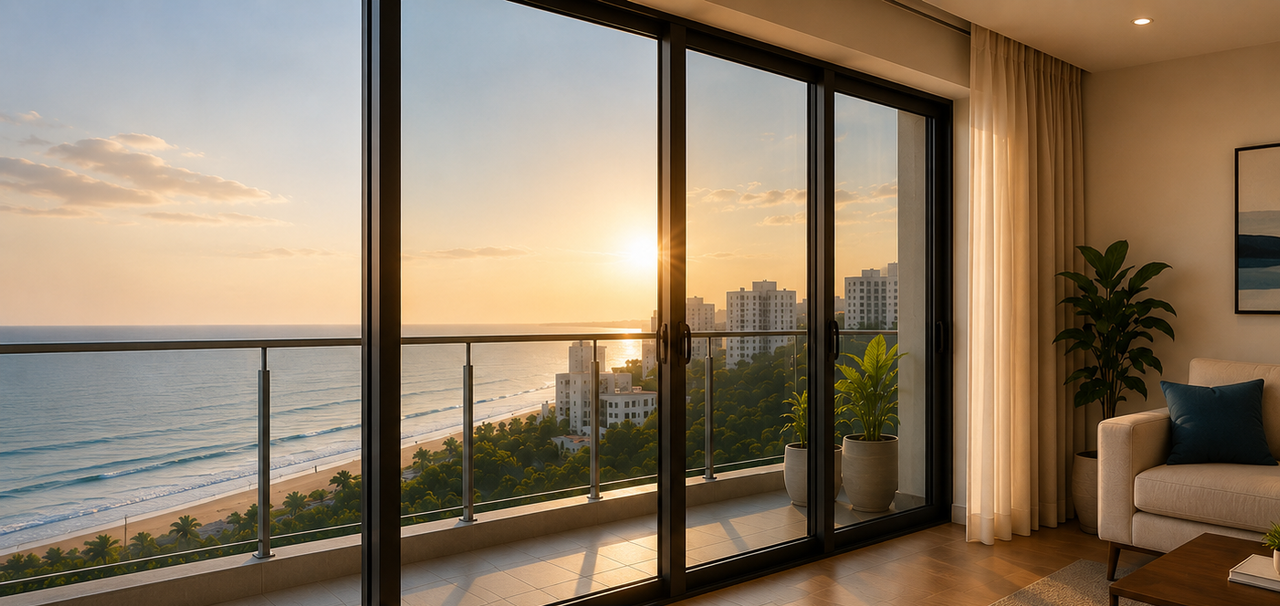 Balcony Heat Reduction Window Film