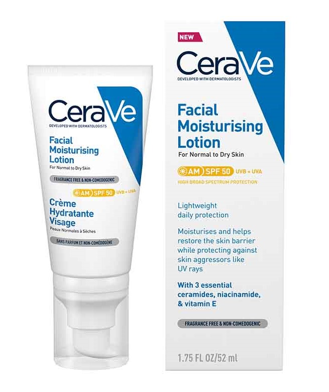 Cerave Am Spf 50 Facial Moisturizing Lotion 52Ml