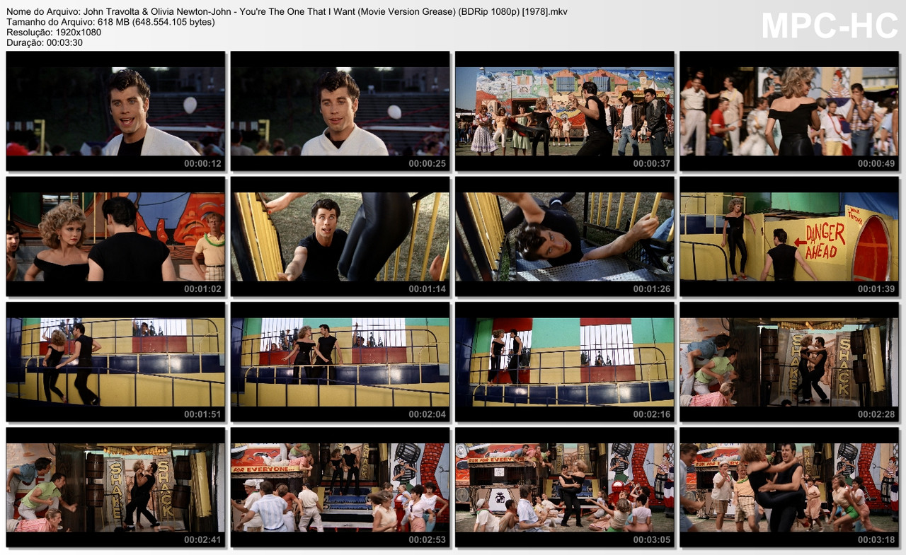 John Travolta & Olivia Newton-John - You're The One That I Want (Movie Version Grease) (BDRip 1080p)
