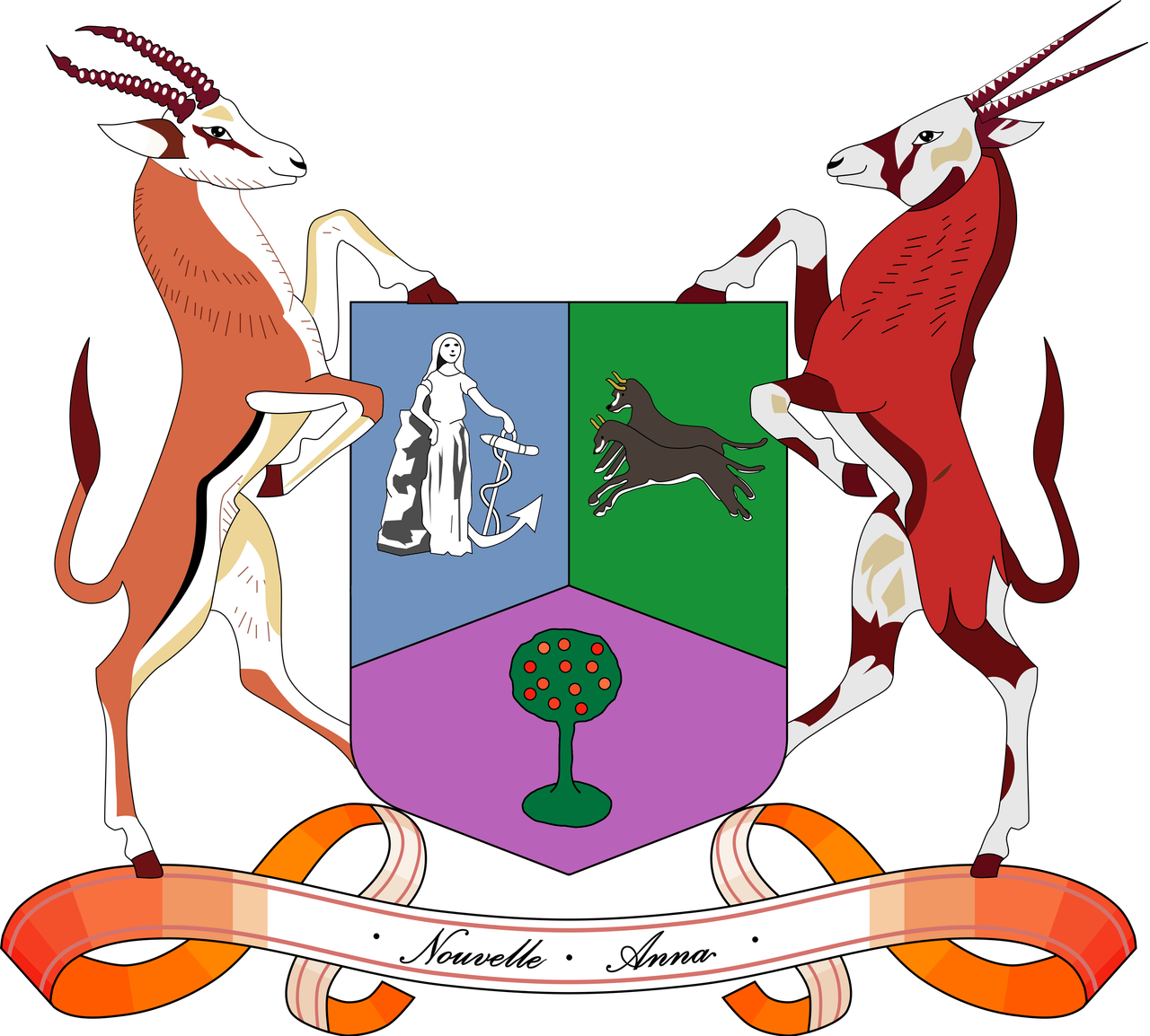 Ancienne armoiries de la Nouvelle-Anna Ancienne armoiries de la Nouvelle-Anna