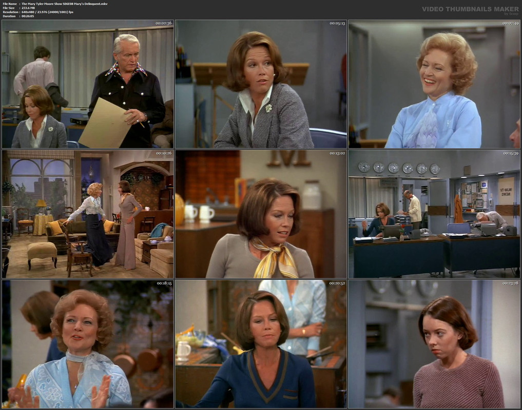The Mary Tyler Moore Show S06E08 Mary's Delinquent.mkv