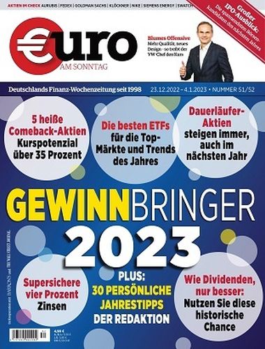 Cover: Euro am Sonntag Magazin No 52 vom 23  Dezember 2022