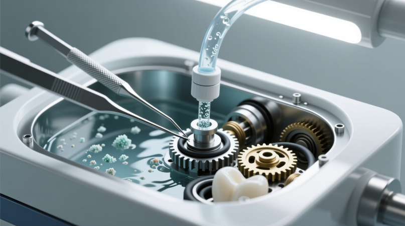 Чистка резервуара и ремонт клапана ирригатора