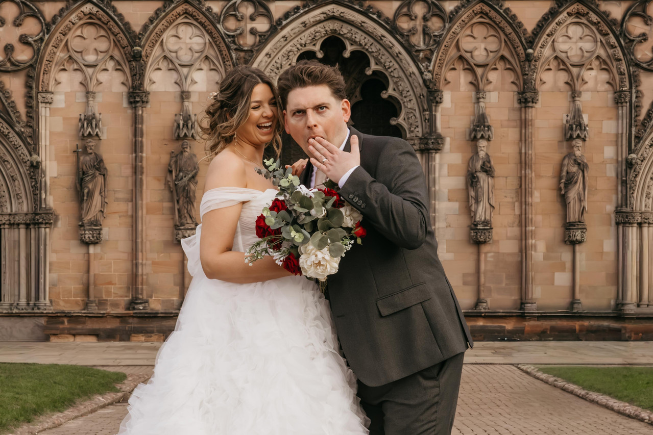 Romantic portrait with soft natural light