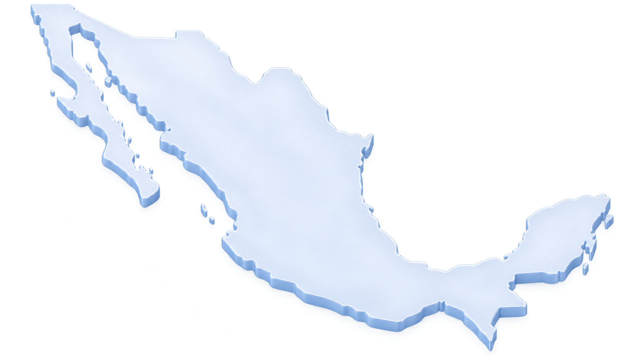 Mapa de México de la red UNEFARM