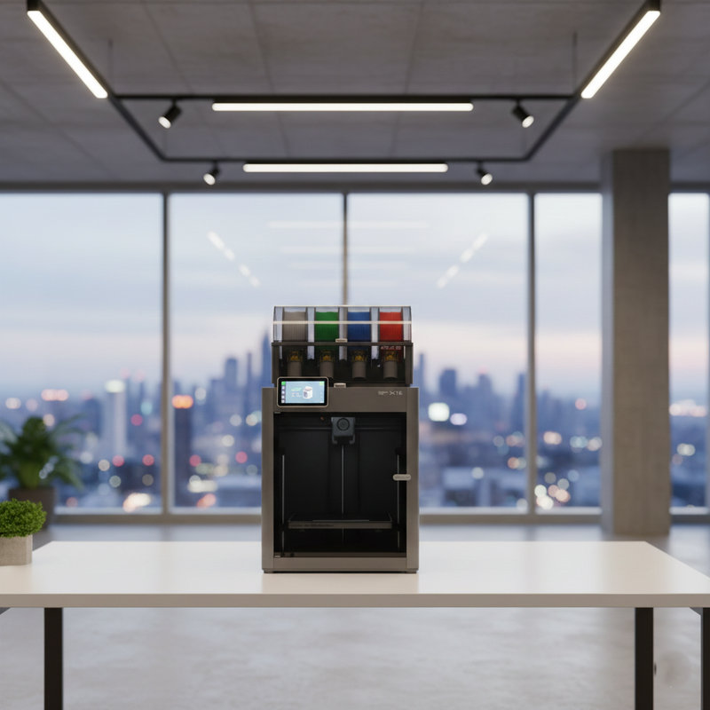 Câmara da impressora com aquecimento ativo e hotend de alta temperatura