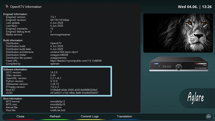 [Obrazek: openatv-7-5-1-sf8008-20250604-about.jpg]