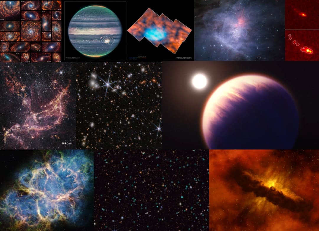 JWST-2022-2024-lista-immagini (fonte: NASA, Wired)