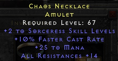 Chaos Necklace