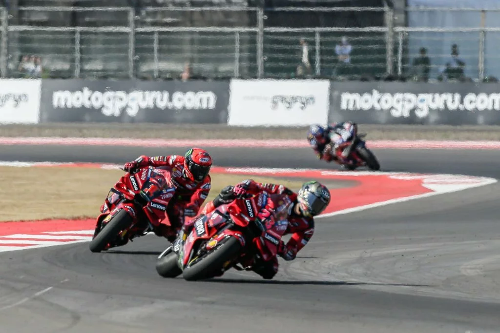 Ducati pilots during the Indonesia GP Ducati pilots during the Indonesia GP