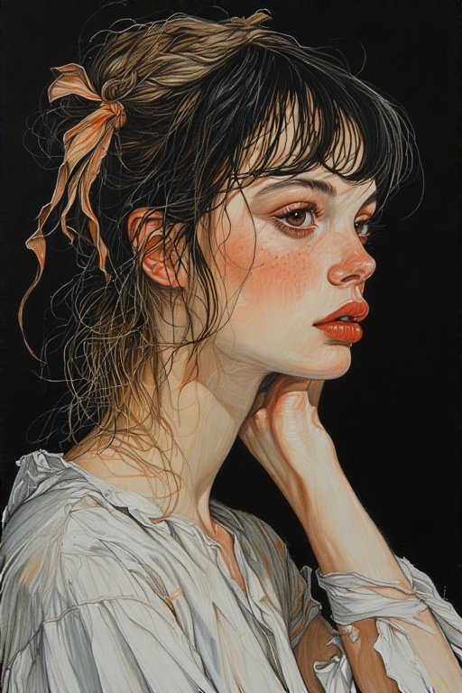 Acrylic-and-chalk-highly-detai