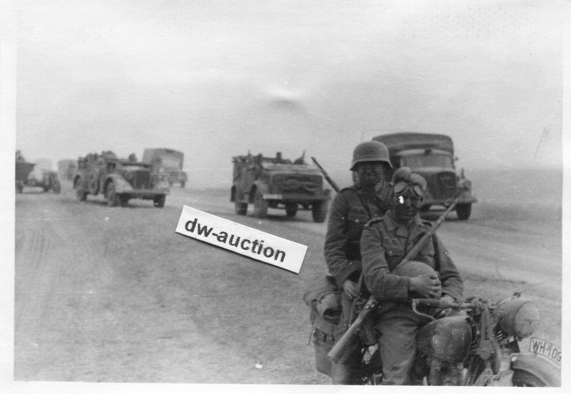 Jäger Rgt. 75 , Kradmelder Motorrad