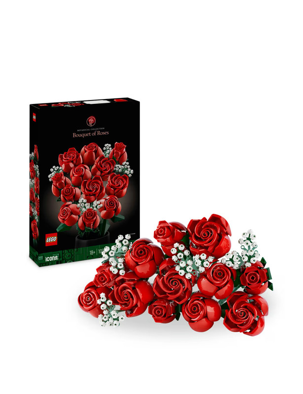 LEGO-Icons-Bouquet-of-Roses-Flowers-Set-18-Yrs