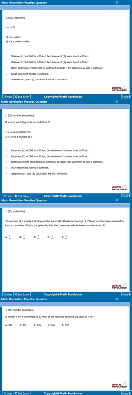 Math Revolution Questions 17th