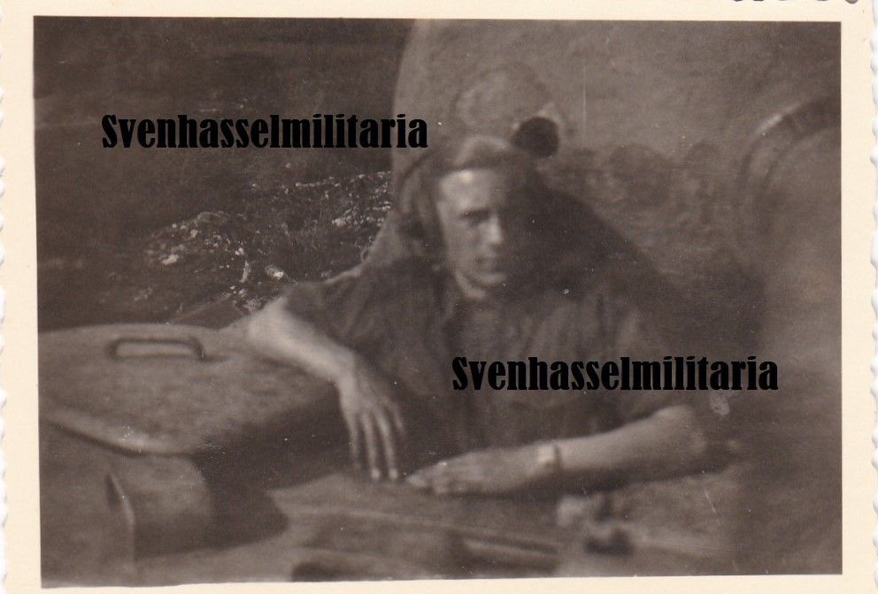 Panzer Elitedivision Ostfront - Tank Fahrer   Kopfhörer in Panth