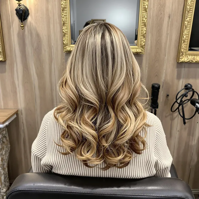 Timeless Tresses: The Luxe Wave Affair - old money brunette hair