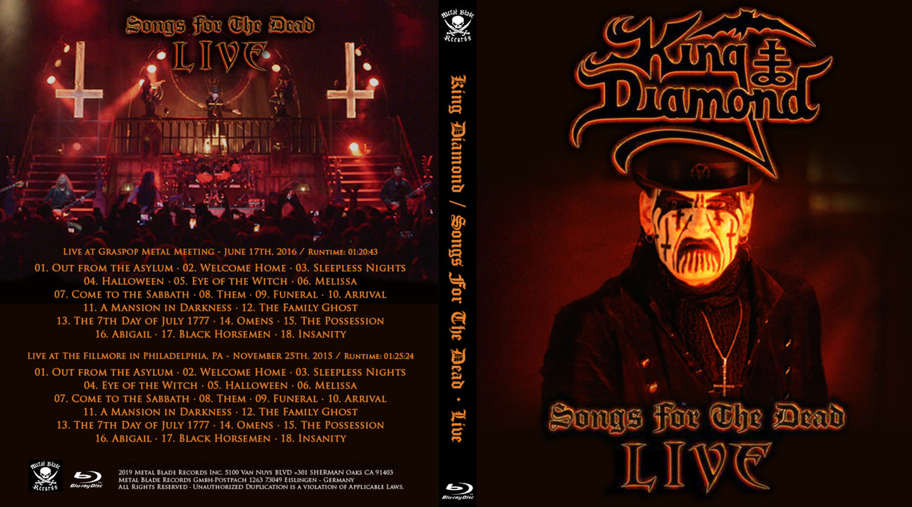 BLU-RAY - King Diamond - Songs for the Dead Live | ShareMania.US - King Diamond Songs For The Dead Live