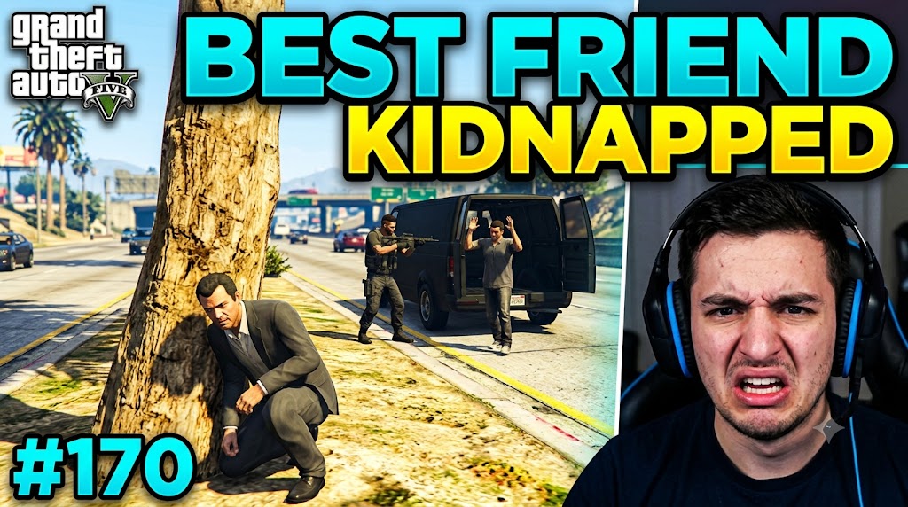 AI-generated example result for the youtube-thumbnail prompt: Gaming & Esports – "BEST FRIEND / KIDNAPPED" | Gaming And Esports Youtube Thumbnail AI YouTube Thumbnail Prompt