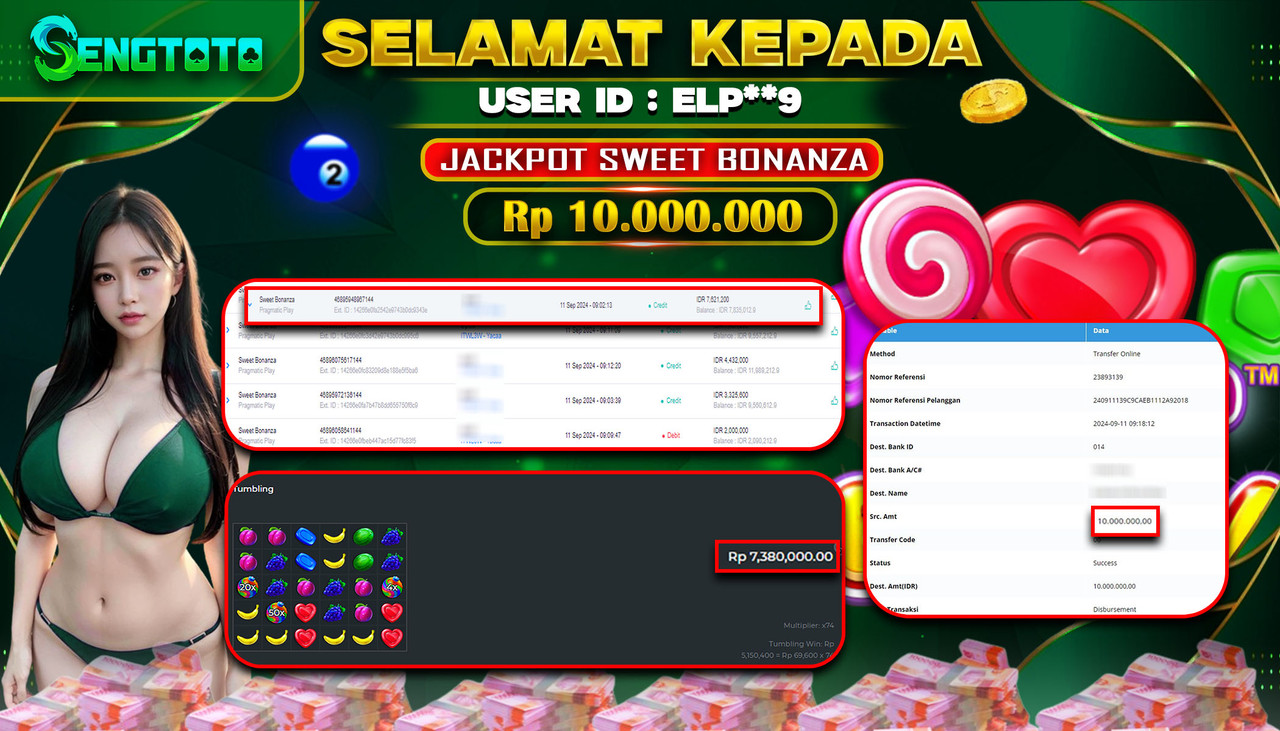 BUKTI PEMBAYARAN SLOT SWEET BONANZA