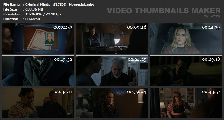 Criminal Minds - S17E03 - Homesick.mkv