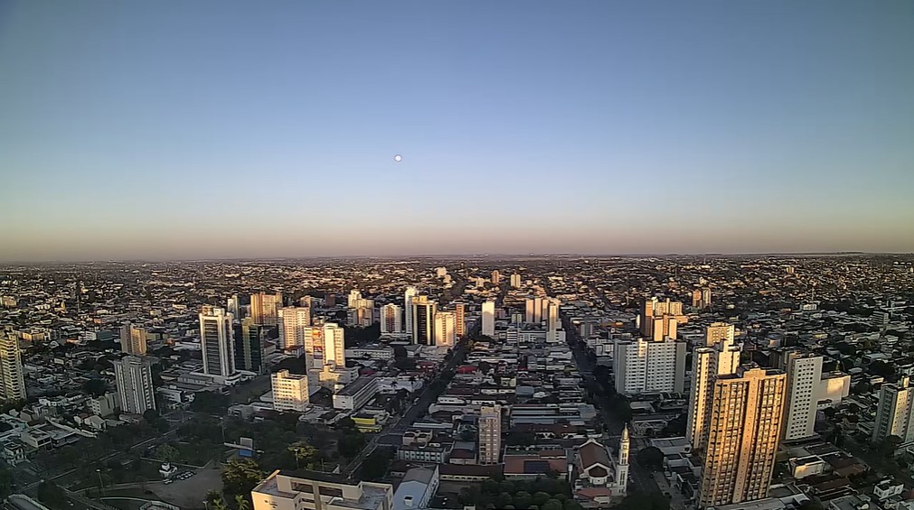 Campo Grande nesta manhã de terça-feira