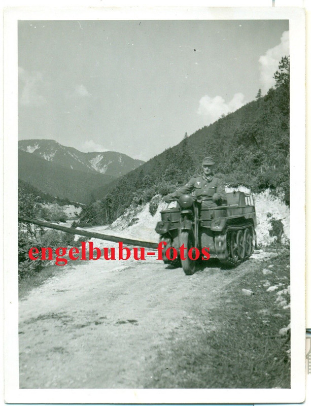 FOTO - NSU-KETTENKRAD - Sd.Kfz 2 - Gebirgsjäger