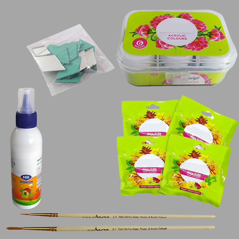 Lippan Art on Round Wall Hanging DIY Kit