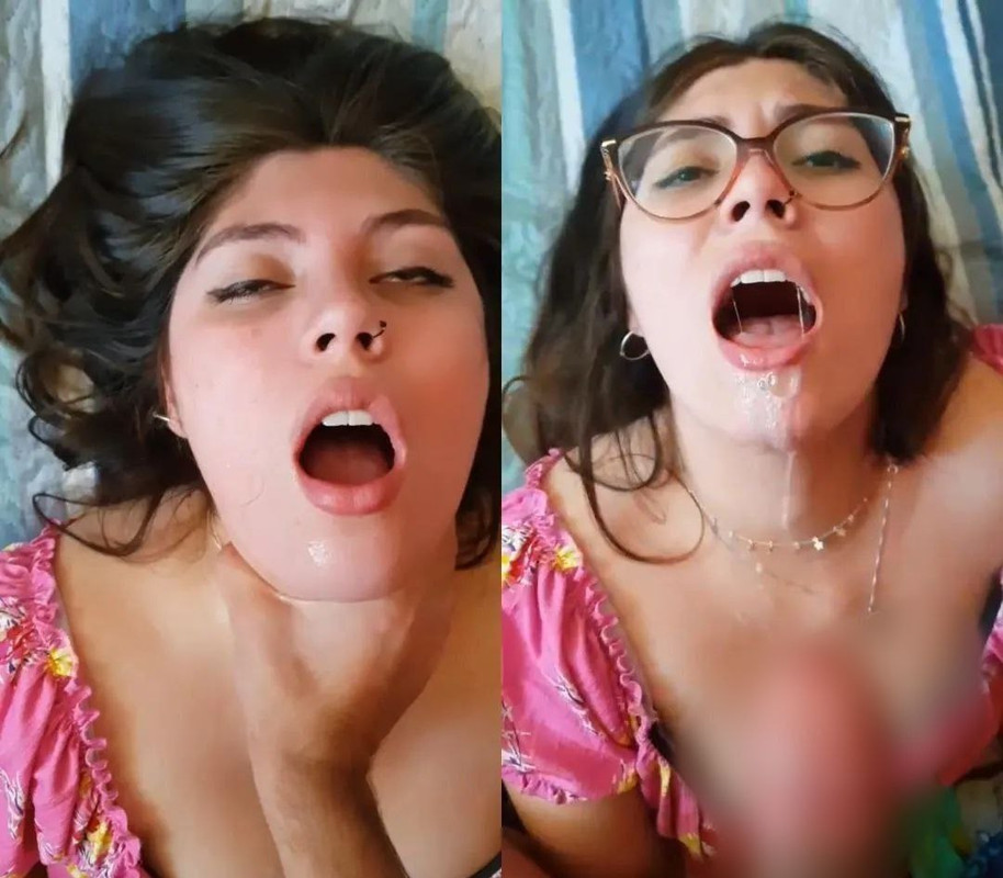 Horney girl taking huge dick and cum on her face exclusive