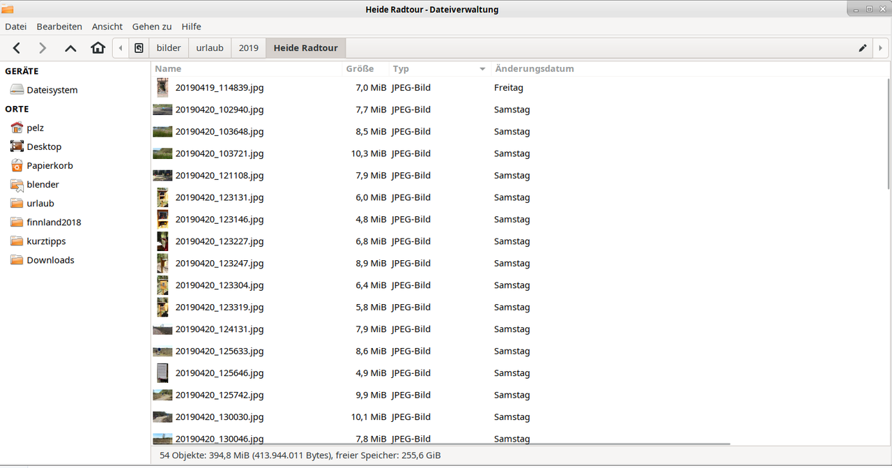 thunar einzelanwendung