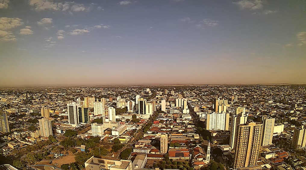 Campo Grande nesta manhã de quarta-feira