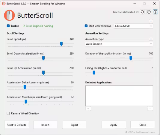 ButterScroll 1.3.0