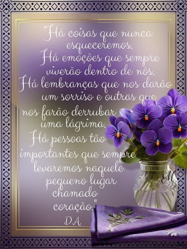 Há coisas que nunca esqueceremos