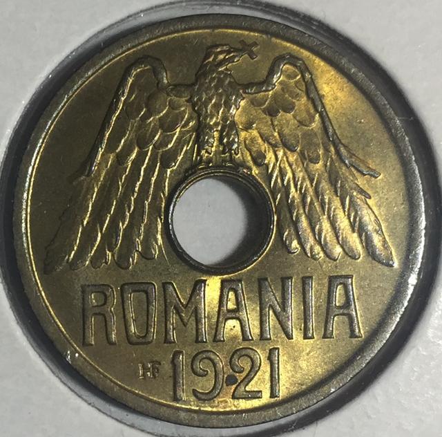 50 Bani 1921. Rumania. Prueba no adoptada en latón. 004-D1-A15-50-C3-4-FA5-9472-7-BA070982-DAE