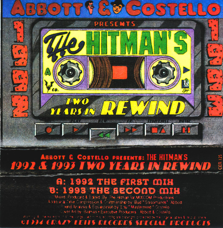 16/03/2024 - Various – Mix Madness The Hitman's (CD, Compilation, Mixed, Unofficial Release)(Crazy Edits Records – CER 124)  1993  (FLAC) Front