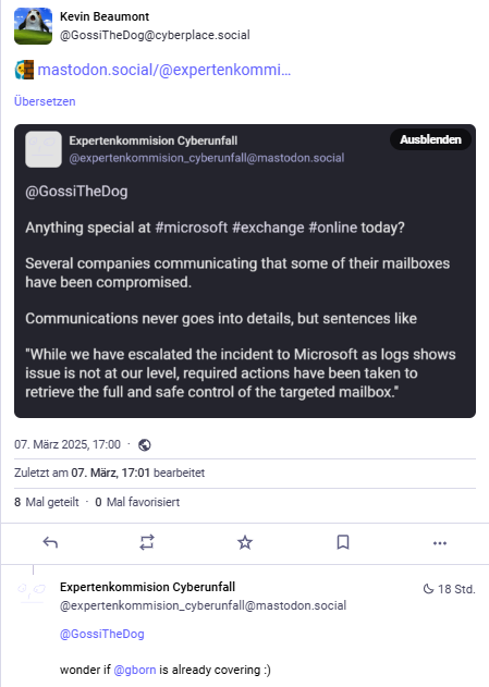 Problem with Exchange Online?