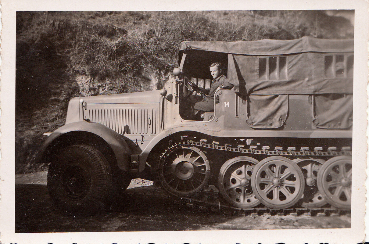 Wehrmacht Italien Südfront schwere Halbkette Zug