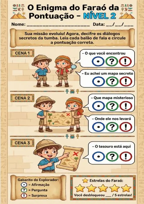 Enigma do Faraó da Pontuação - Página 2